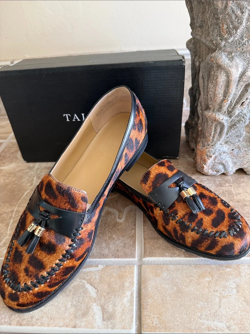 Leopard print loafers - Picture 1 of 11